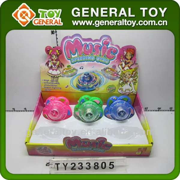 musical spinning top toy