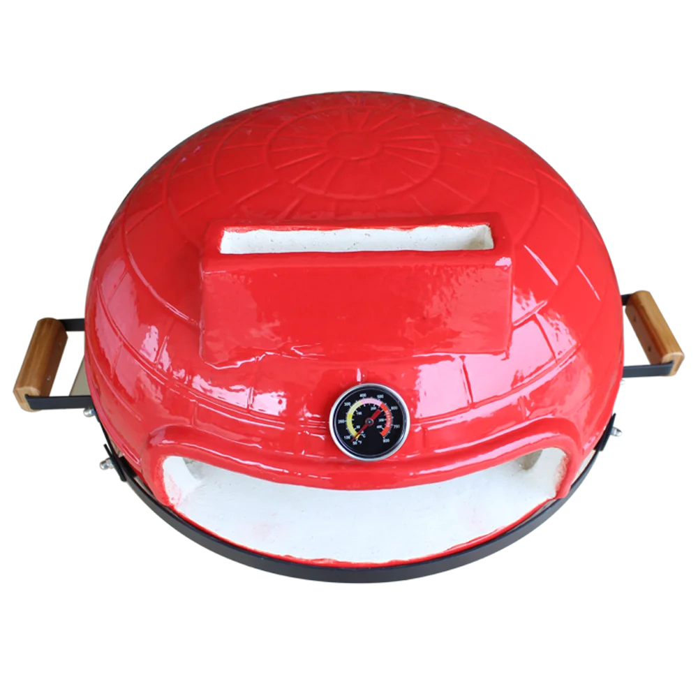 Seb Kamado 21 Inch Tabletop Ceramic Wood Fired Pizza Oven,Ceramic Pizza