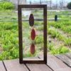 Top load double sided glass float frame wall decoration float frame plant real butterfly specimen frame