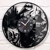 Vinyl Record Wall Clock Bat And Clown Decoration Gift Creative Quartz Clock