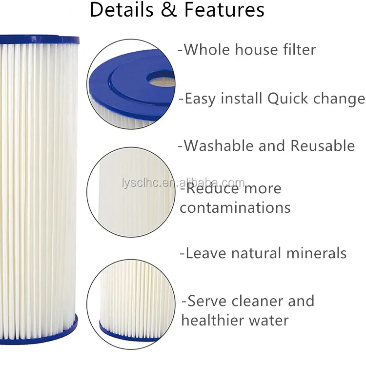 Lvyuan pleated water filter cartridge wholesaler for sea water-4