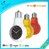 Sunny Hot Promotion Bulb Shape Unique Decorative Wall Clock