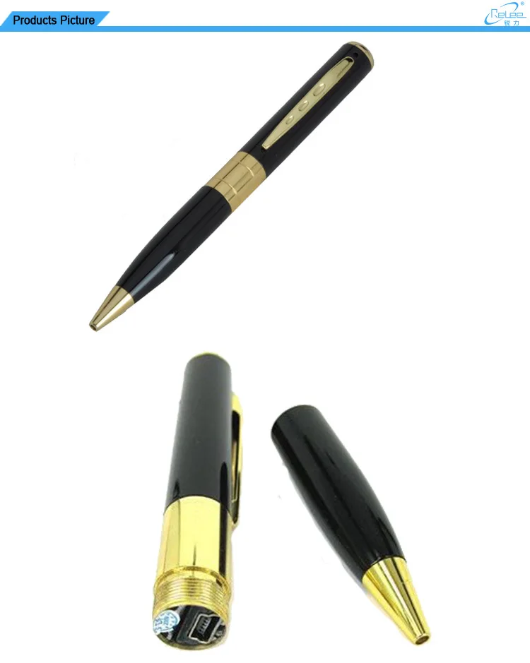 DVR Pen Digital 960p HD Video & Audio Hidden Camera Executive Pen Built-In Rechargeable Battery