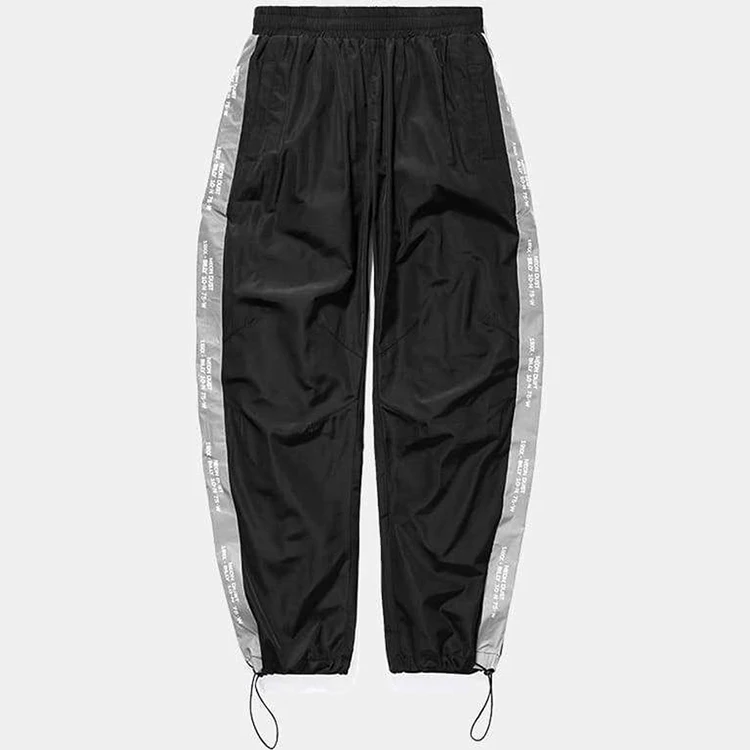 nylon cargo joggers