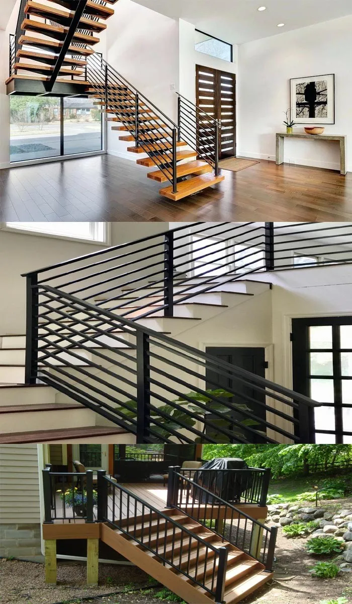 Galvanizing Black Iron Stair Railing Wrought Iron Stair Railing Philippines Handrail Buy