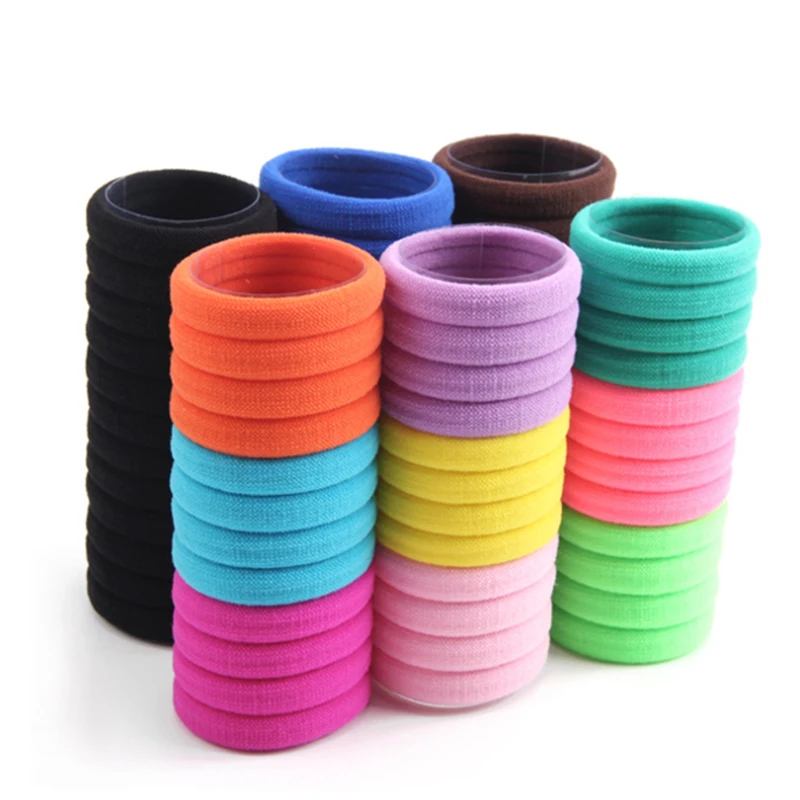 Factory Wholesale Fashion Nylon Hair Ties Elastic Baby Hair Bands Girls ...