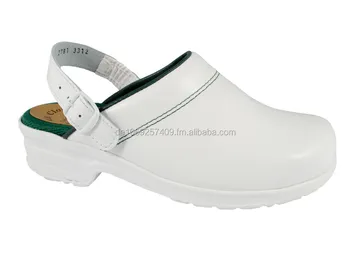 white clogs shoes