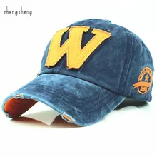 2015 hot cotton embroidery letter W baseball cap snapback caps sports hat fitted bone casquette hat for men custom hats