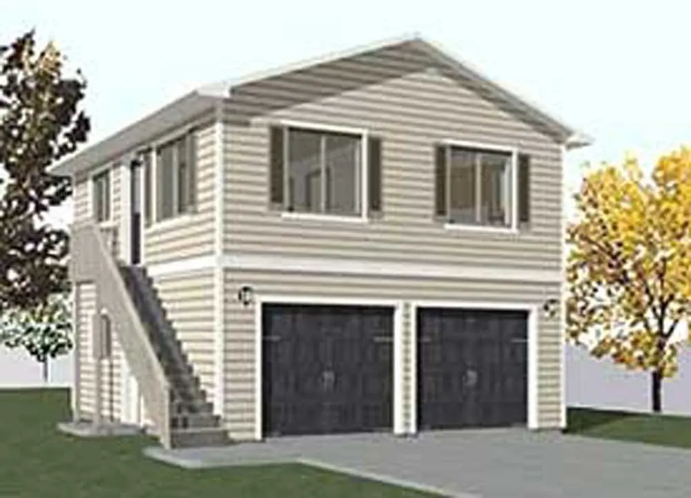 Buy Garage Plans Two Story 1 Car Garage Plan 588 1 12 3 X 24