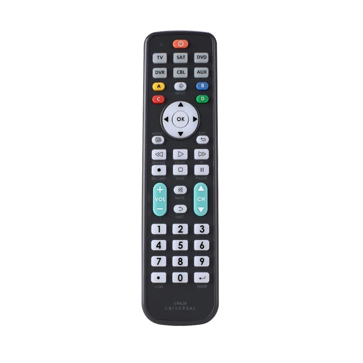 Rohs Infrared Tv Sat Dvr Universal Remote Control - Buy Infrared Remote ...