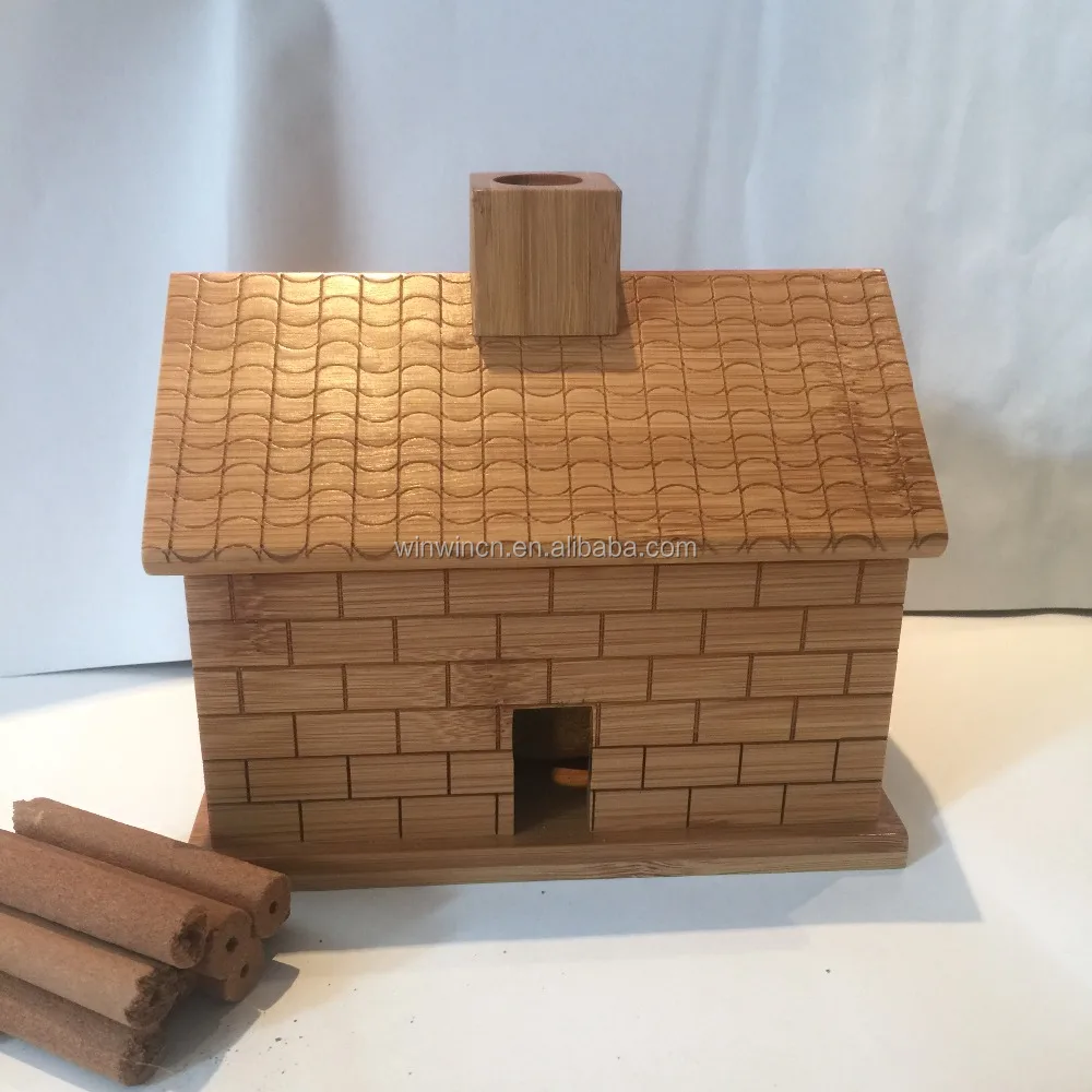 Natural Wood Log Cabin Incense Burner Buy Industrial Wood