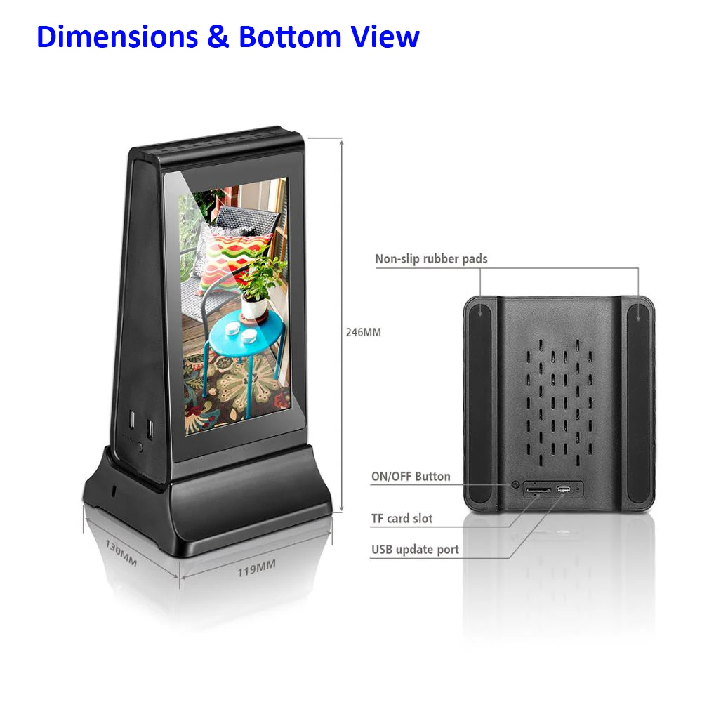 Docking station power bank restaurant power bank charging station public advertising phone charging station - ANKUX.COM