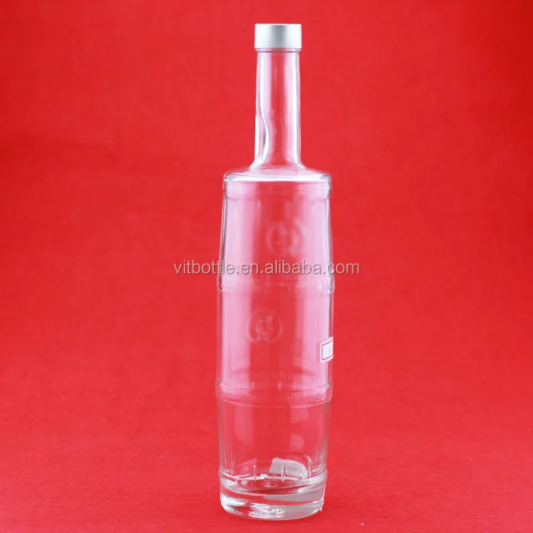 Cool Design Spray Painting Gold Champagne Bottle Glass Water Bottle