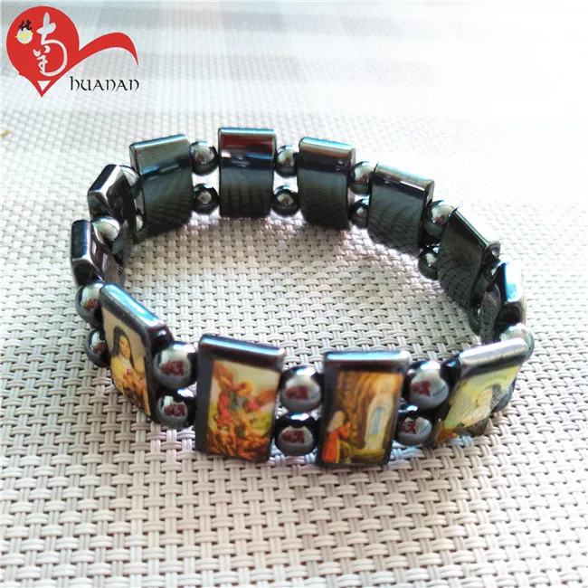 hematite rosary bracelet