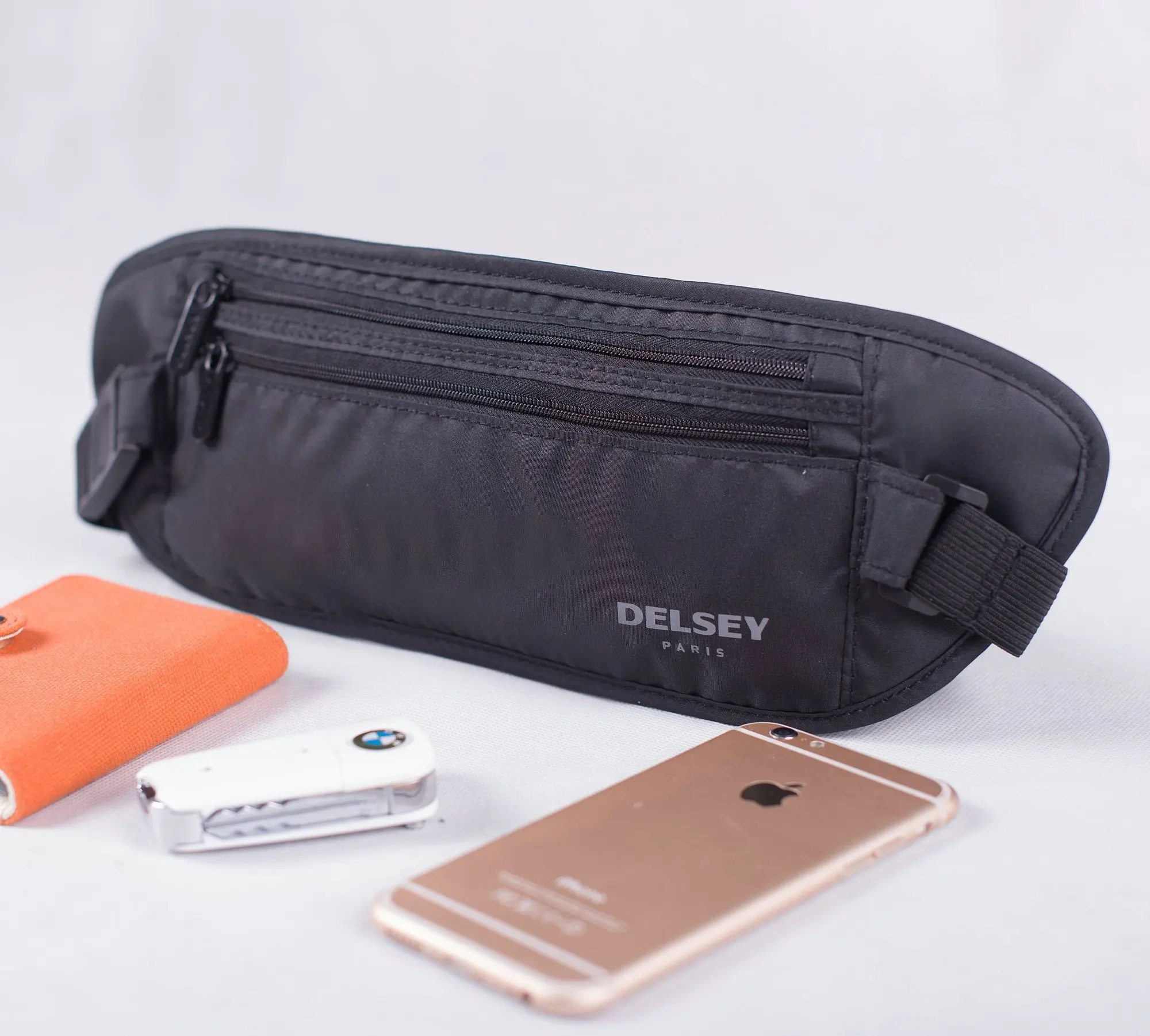 Travel Money Belt Hidden Waist Wallet Nylon Zipper Wallet Bag Buy