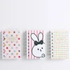 Promotional Cartoon Cute Cheap Line Hard Cover Spiral Binding Kids Notebook