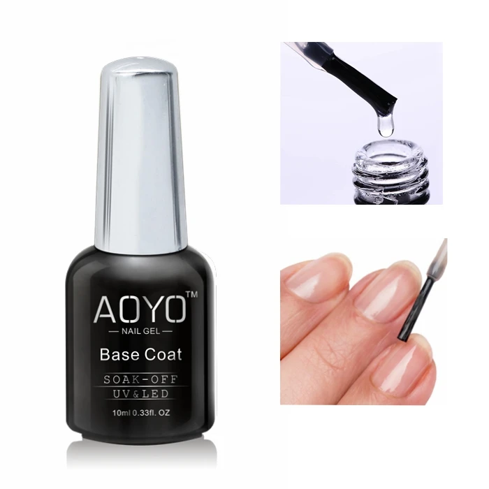 Best Seller Aoyo Soak Off Nail Polish Rubber Base Gel Uv Gel Top Base ...