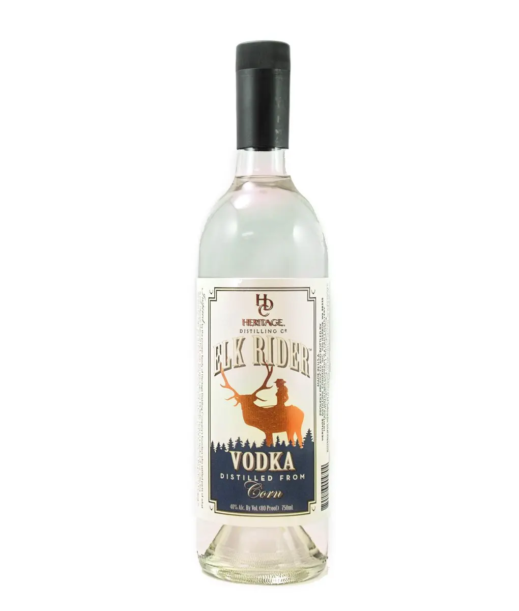 750 Ml Heritage Elk Rider Corn Liquor Premium Bottle Vodka Buy Bottle