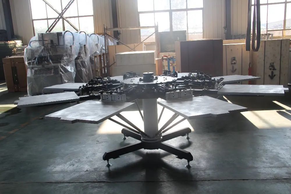 Manual Silk Screen Printing Machine For Tshirt Logo Printing With 8