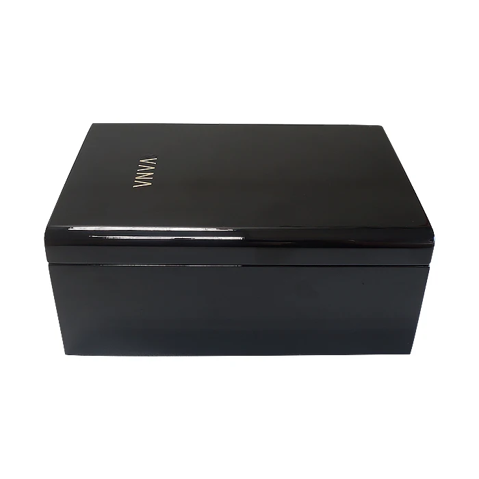 Factory Custom Wooden Gift Box Glossy Lacquer Hinged Lid Wooden Gift