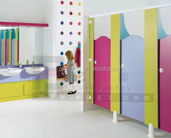 Hpl Children's Toilet Cubicle Kindergarten Cubicles Systems - Buy Hpl ...