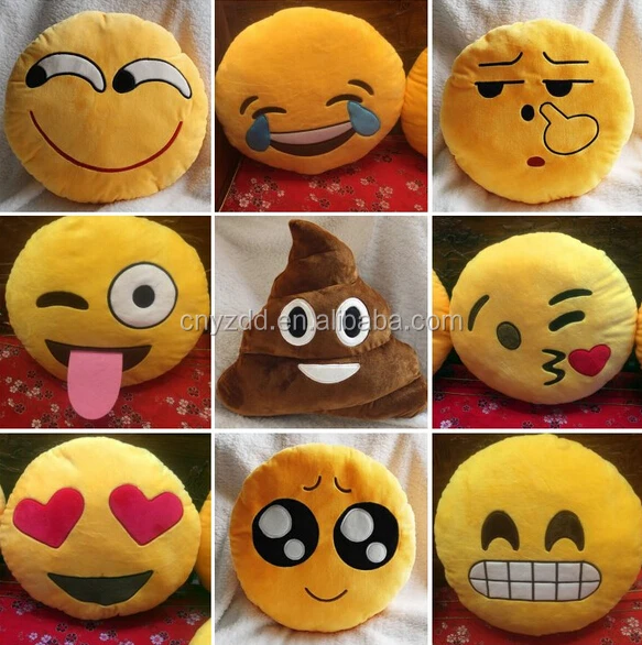 mini emoji pillows