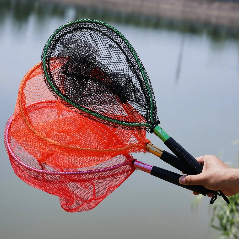 Fulljion3 Color Portable 49cm Mesh Soft Rubb Landing Net Fulljion3 Color Portable 49cm Mesh Soft Rubb Landing Net