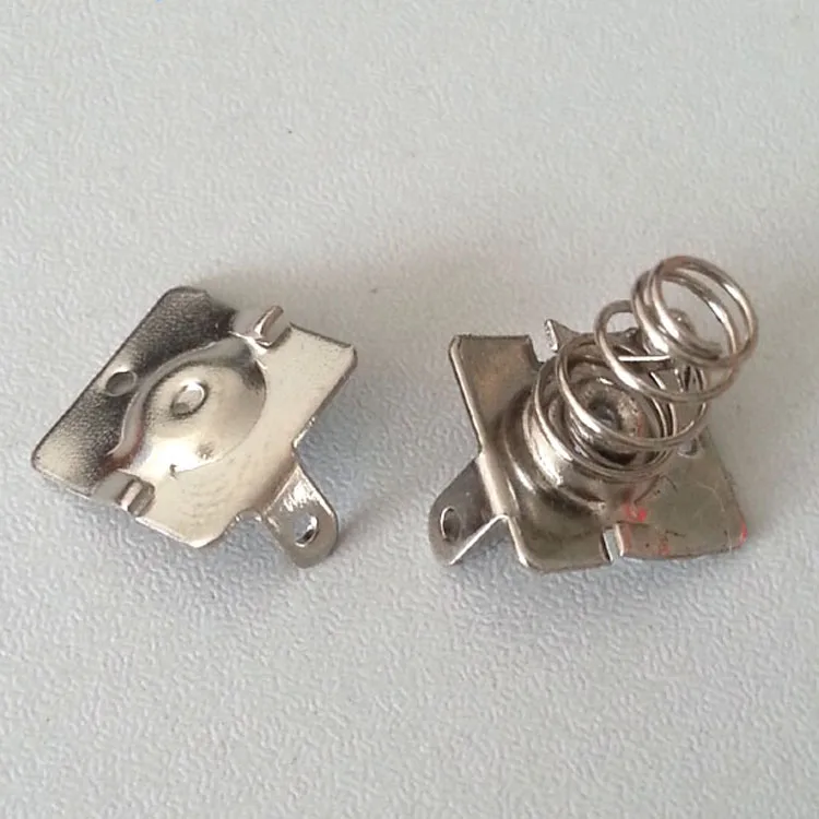 Precision Sheet Metal Small 12v Pcb Spring Terminal Spring Clip For