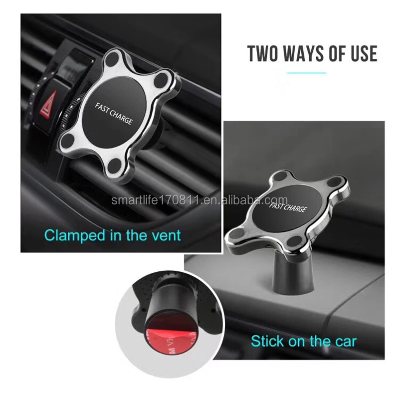 QI wireless charging Magnetic Wireless Car Charger  for iphone and samsung