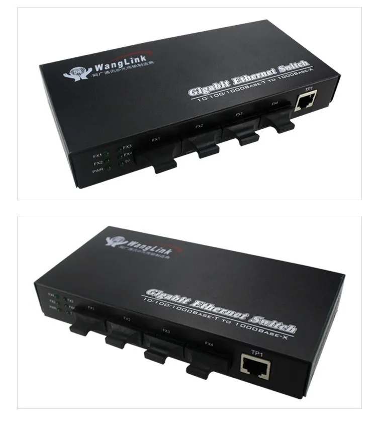 Wanglink Media Converter 1000base Gigabit Transceiver With Low