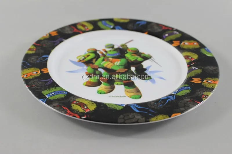 100% Melamine Fruit Plate Snacks Dishes For Kids