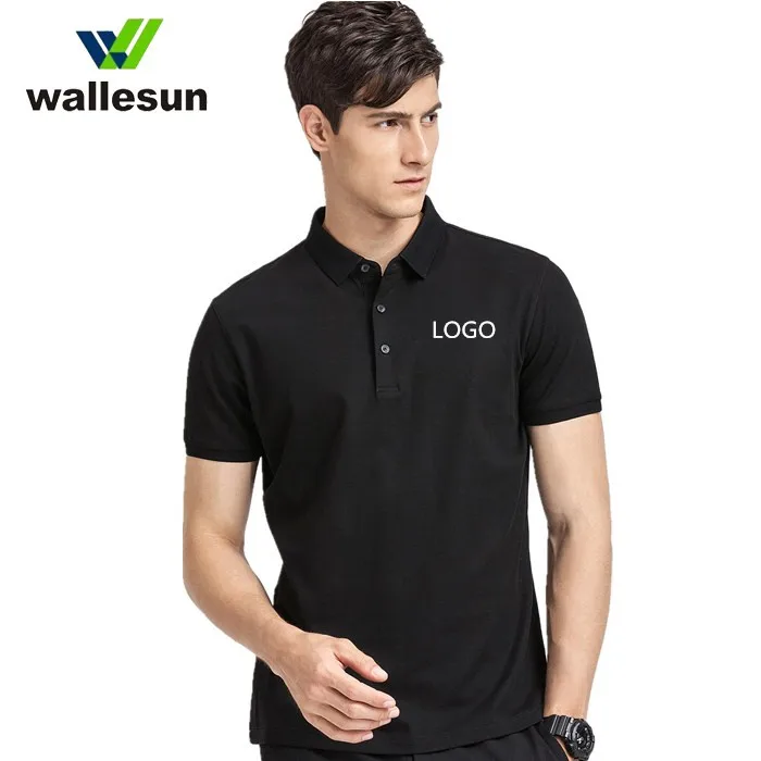 Printing 100% Cotton Short Sleeve Custom Mens Polo Shirts With ...