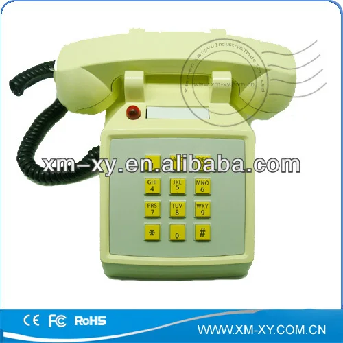 黄色のかわいい古典的な固定電話コード付き電話 着信フラッシュ 80年代の電話 Buy かわいいコード電話機 古典的なレトロコード電話機 ヴィンテージの固定電話 Product On Alibaba Com