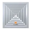 4-Way Rectangular Air Conditioner Ventilator for Ducting Accessories