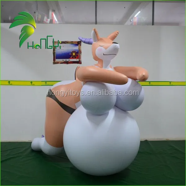 Hongyi Customized Inflatable Sex Cartoon Giant Beautiful