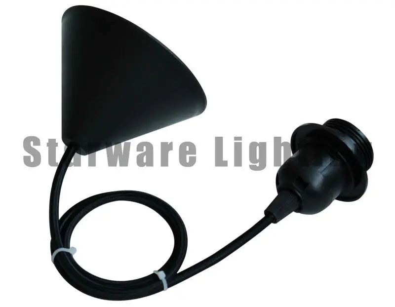 Threaded Cord Grip Plastic Strain Relief Wire Lamps Light Socket Cord