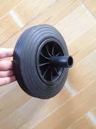 good quality 200mm rubber wheels for container and trash bin