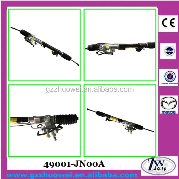 Gear Assembly Power Steering, Steering Rack Bar for Nissan VQ23/QR25/VQ30/J31/V42/VH45 49001-JN00A