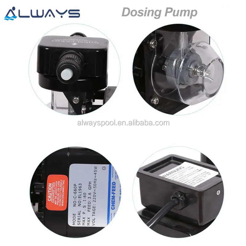 Swimming Pool Automatic Chemical Dosing Pump Price For Acid Water