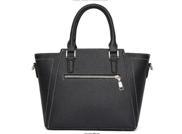 China Handbag Vendors Cheap Ladies Bags Dark Purple Pu Leather Hand