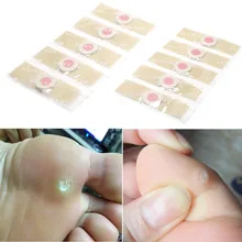 Venda quente Remoção de Milho Pé Detox Foot Pads Patches Gesso Médica de Cuidados Com Os Pés Massagem Aliviar A Dor Gesso Removedor De Milho C027
