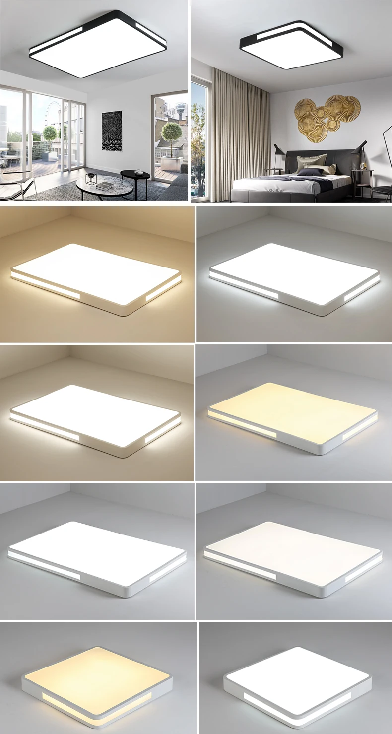 New design 30w modern home/office Lighting square panel light surface mounted LED Ceiling Light