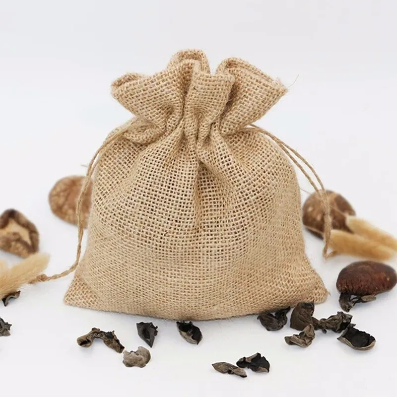 Hold 100 Kg Packing Jute Bag For Rice Fruit Vegetable Hessian