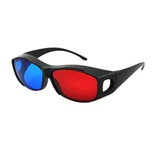 (3 pieces/lot) Best Selling Complementary Inficolor Anaglyph Red Blue 3D Glasses for Normal TVs / Projector and Monitors