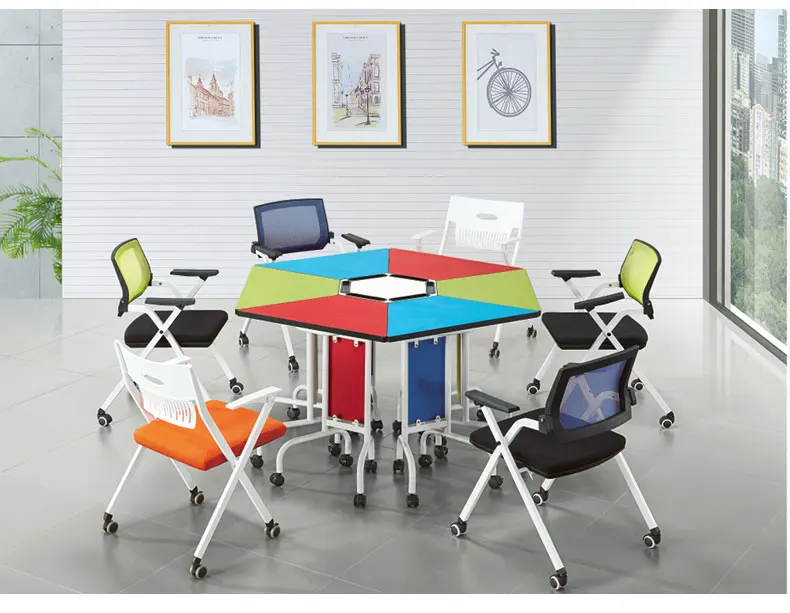 Office meeting folding training chair computer mesh chair