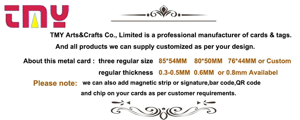 Custom Blank Metal Credit Cards,Black Metal Business Card Printing