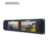 Dual Rack Mount IPS 7 Inch SDI Professional LCD Monitor with Peaking Focus Assist , Check Field