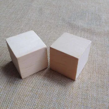 large unfinished wood blocks
