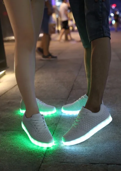 tenis led para mujer