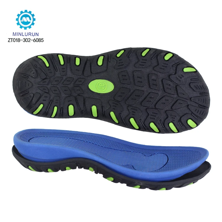 Wholesale Non Slip Eva Md Phylon Double Colors Tpr Outsole Flat Men